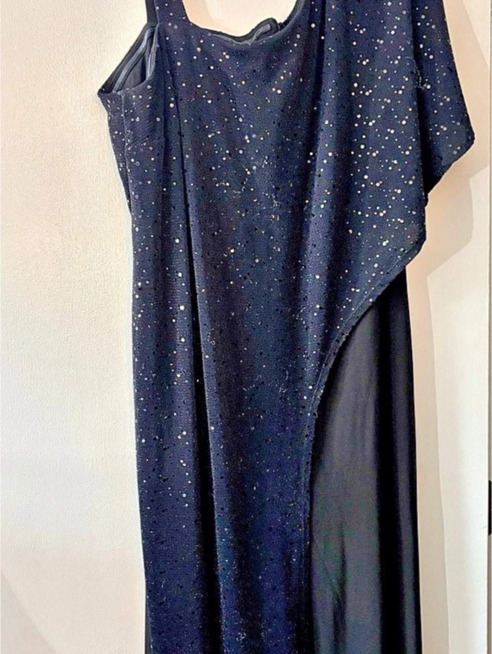 R&M Richards Women's Black sparkley romper  Size 18W